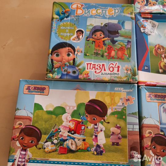 Пазлы Доктор Плюшева, Виспер, Щенячий патруль