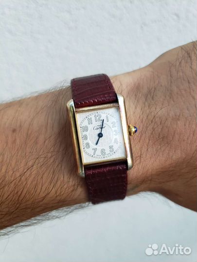 Часы cartier tank оригинал