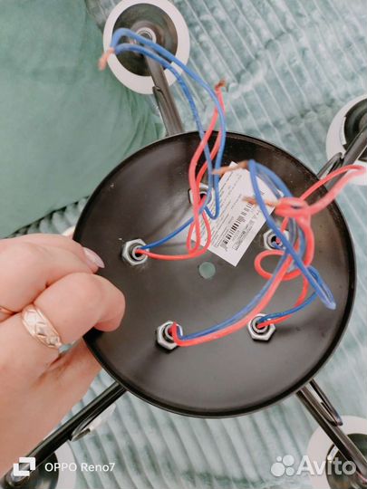 Люстра потолочная 5 рожковая