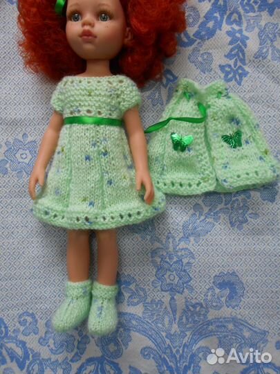 Вязаная одежда на кукол Паола Рейна Paola Reina