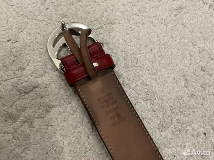 Ремень gucci красный оригинал red
