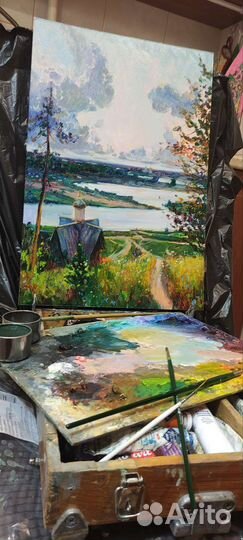 Картина маслом пейзаж