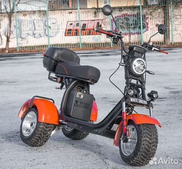 Трицикл White Siberia Ikra RC 5000W 31Ah Red 2023