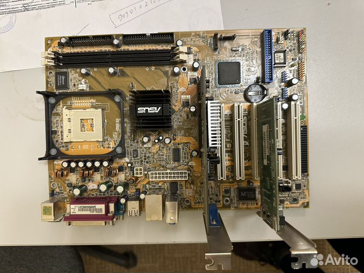 Материнская плата asus P4P800S