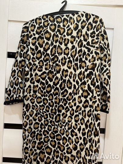 Платье леопардовое