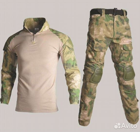 Тактический боевой костюм боец мох мультик олива