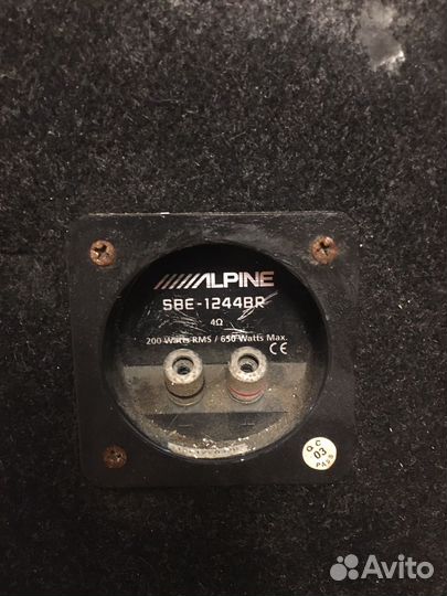 Сабвуфер alpine