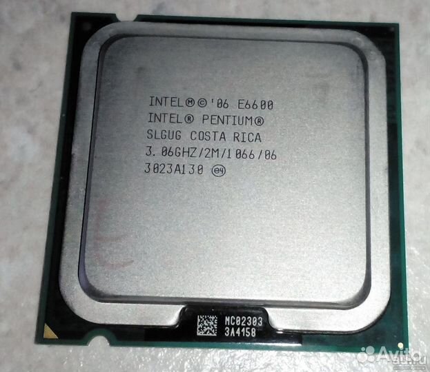 Intel Pentium Dual-Core E6600