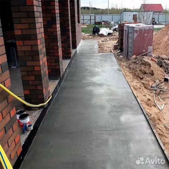 Фундамент бетонные работы