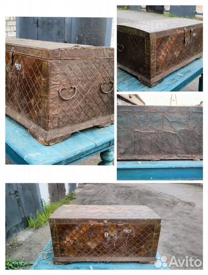 Сундук деревянный старинный