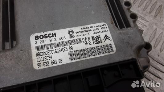 Блок управления двс citroen xsara picasso (96N18PC