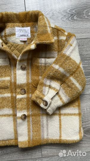 Пальто рубашка Zara для девочки