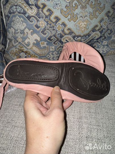 Балетки натуральная кожа 38