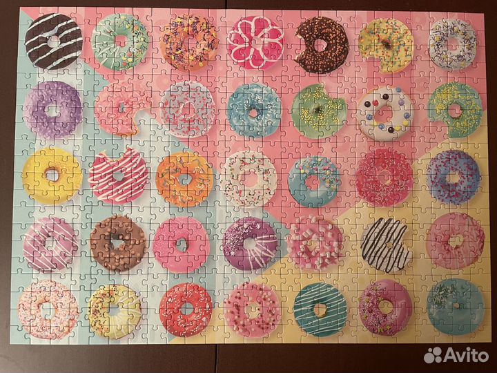 Пазл trefl пончики сладкие подарки 500шт