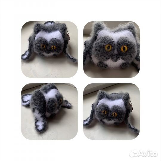 Вязаная сова Игрушка ручной работы