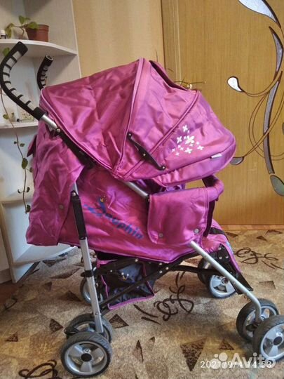 Прогулочная коляска трость бу