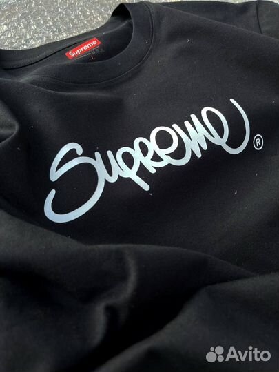 Футболка Supreme черная арт:535