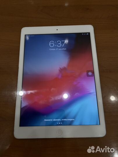 iPad Air 1 Память обьём 128 гигобайт