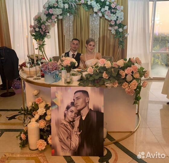 Портрет по фото на холсте на заказ