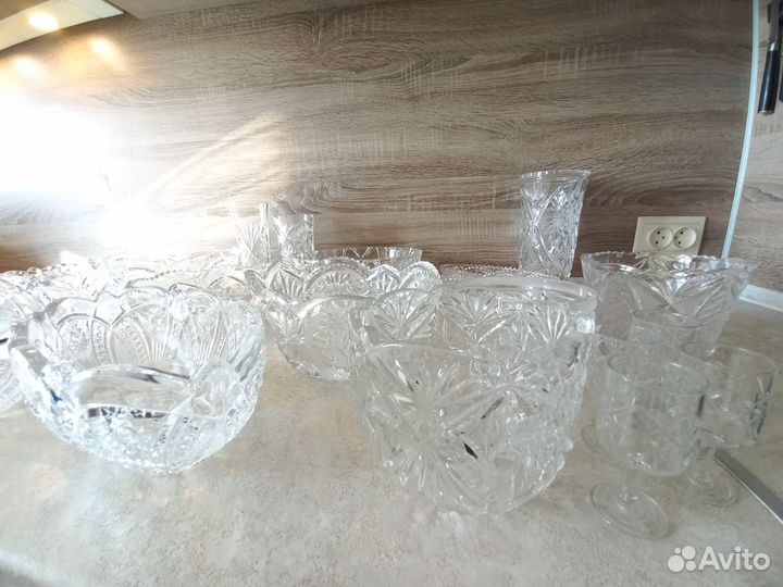 Набор Советского хрусталя