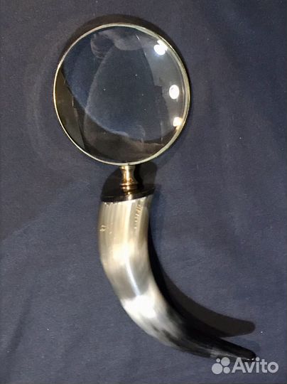 Лупа с ручкой из рога