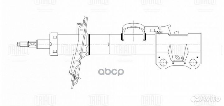 AG 30356 амортизатор передний правый Geely Atl