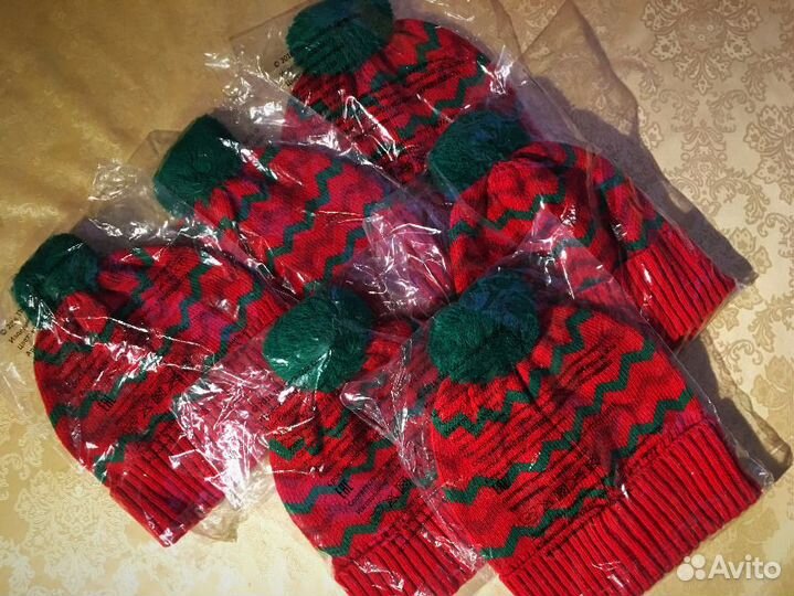 Новогодняя шапка Кока-кола Coca-cola