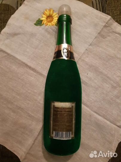 Бутылка с бархатным напылением для творчества