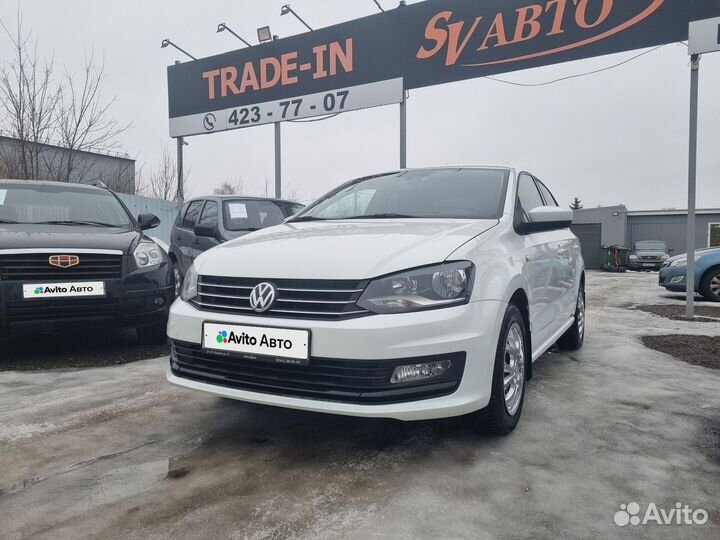 Volkswagen Polo 1.6 AT, 2016, 178 000 км