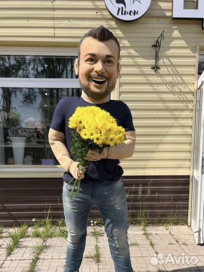 Ростовая кукла Сергей Жуков (Руки вверх)