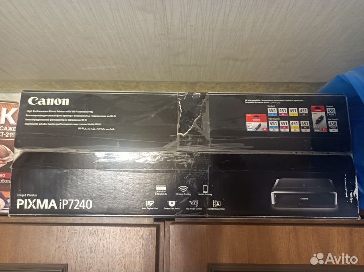 Цветной струйный принтер canon