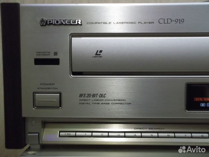 Pioneer CLD-919 в качестве проигрывателя CD