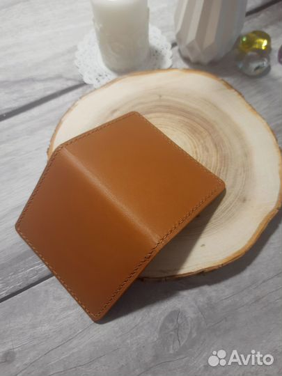 Картхолдер, Бумажник, Визитница натуральная кожа