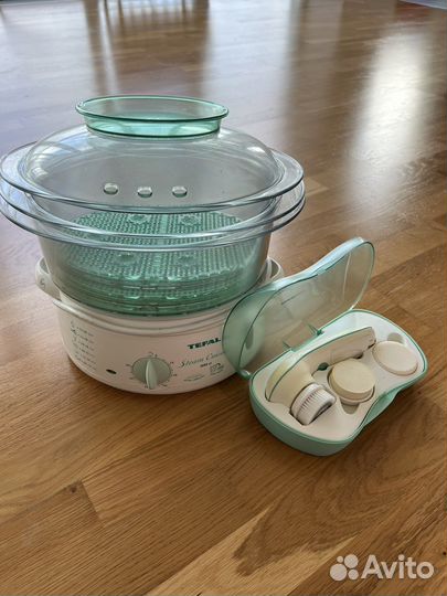 Пароварка + щетка для лица