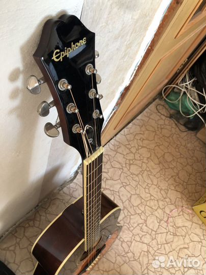 Акустическая гитара epiphone aj-220s vintage