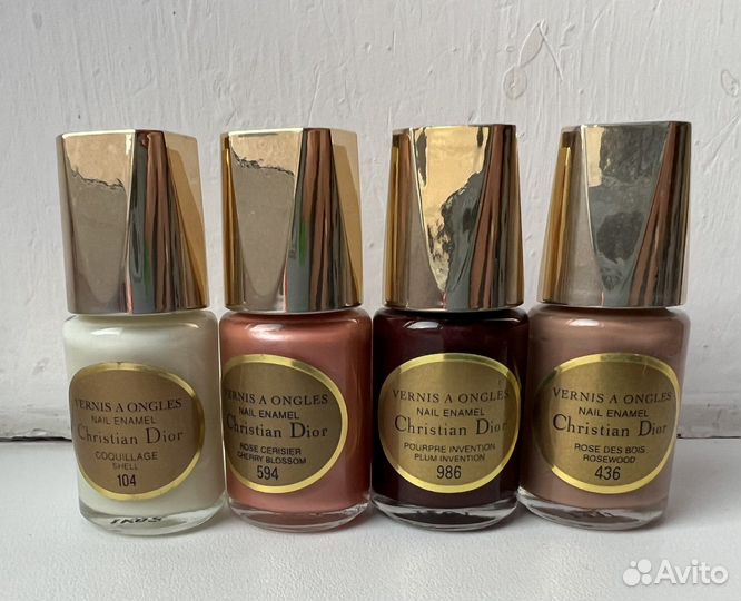 Dior лак для ногтей винтаж миниатюра