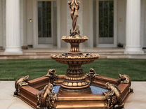 Садовый фонтан Дворцовый с русалками цвет бронза