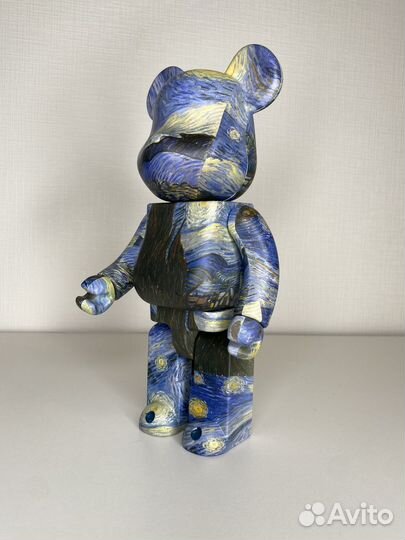 Bearbrick 400 28 см Van Gogh Starlight Night