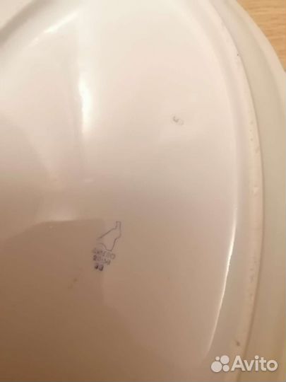 Блюдо фарфор времен СССР