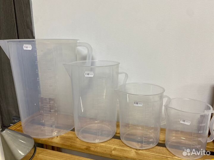 Мерный стакан пластик 500, 1000, 2000, 5000 мл