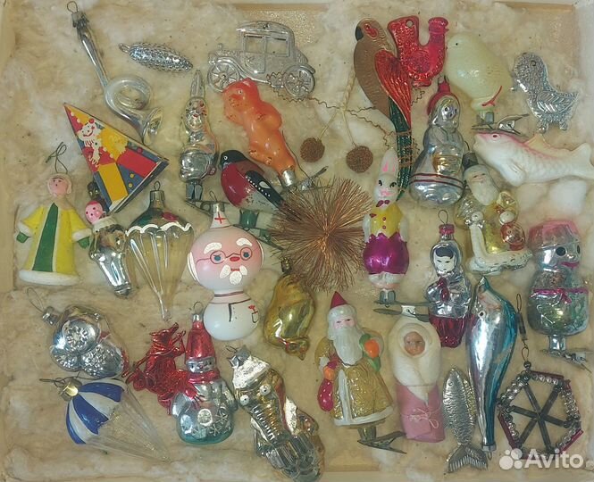Елочные игрушки СССР