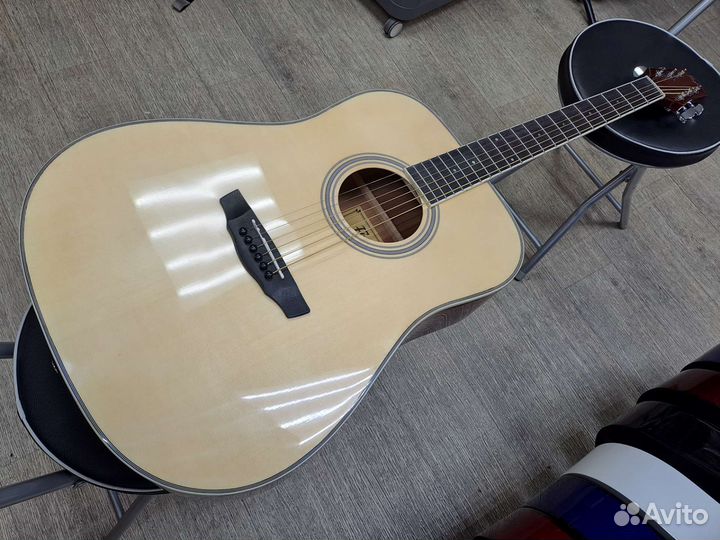 Гитара леворукая акустическая дредноут