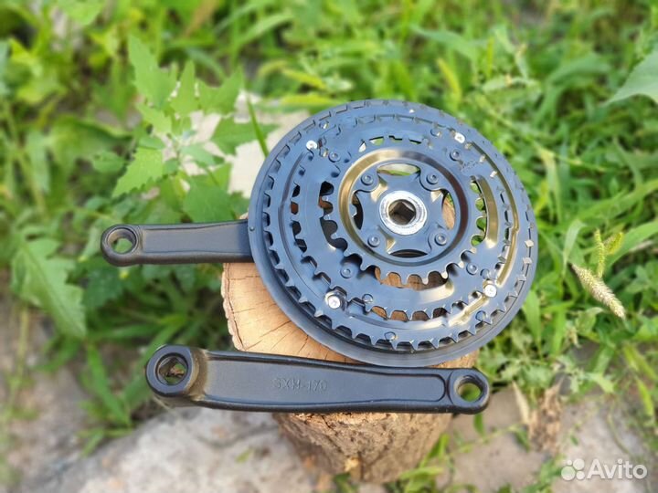 Шатуны для велосипеда 3 скорости 42/34/24