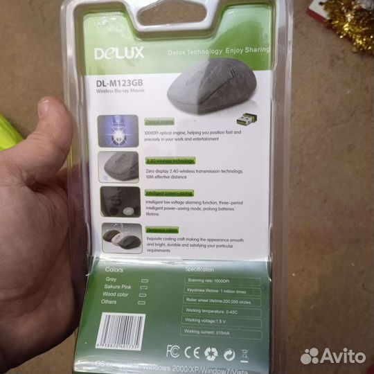 Беспроводная мышь Delux Dlm-123