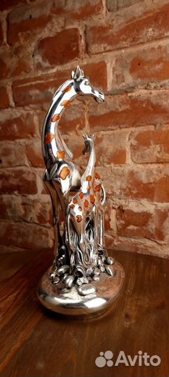 Серебряная статуэтка Жирафы