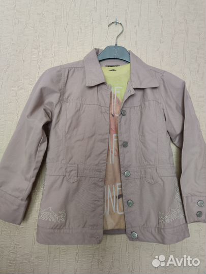 Пиджак джинсовка для девочки 140 146