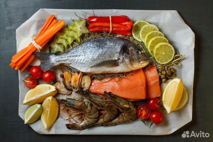 Морепродукты мелким оптом