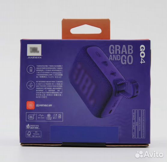 Колонка JBL GO4 (фиолетовая)