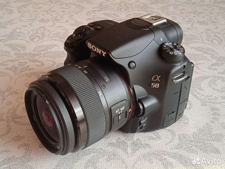 Фотоаппарат Sony Alpha SLT-A58 Kit 18-55