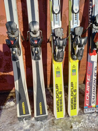 Горные лыжи Head, Salomon